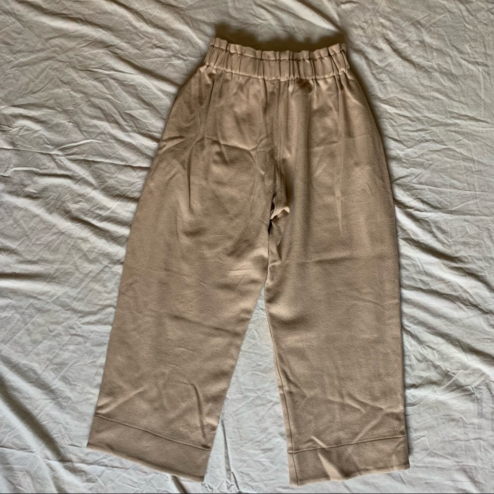 sage pant in sand wool